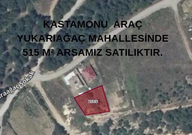 KASTAMONU  ARAÇ  YUKARIAĞAÇ MAHALLESİNDE 515 M² ARSAMIZ SATILIKTIR. - KASTAMONU ARAÇ fotoğraf 6